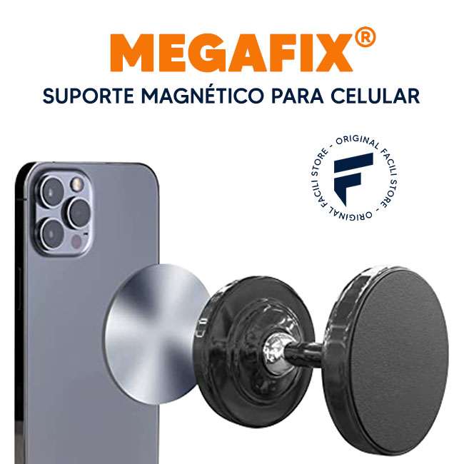 MegaFix - Suporte Magnético para Celular | LANÇAMENTO