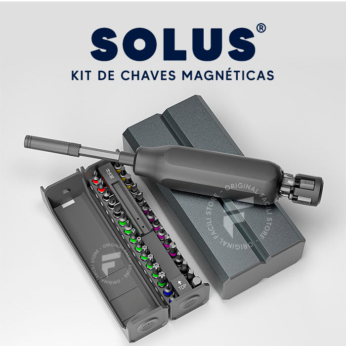 SOLUS KIT - Chave de fenda magnética | + PONTEIRAS GRÁTIS