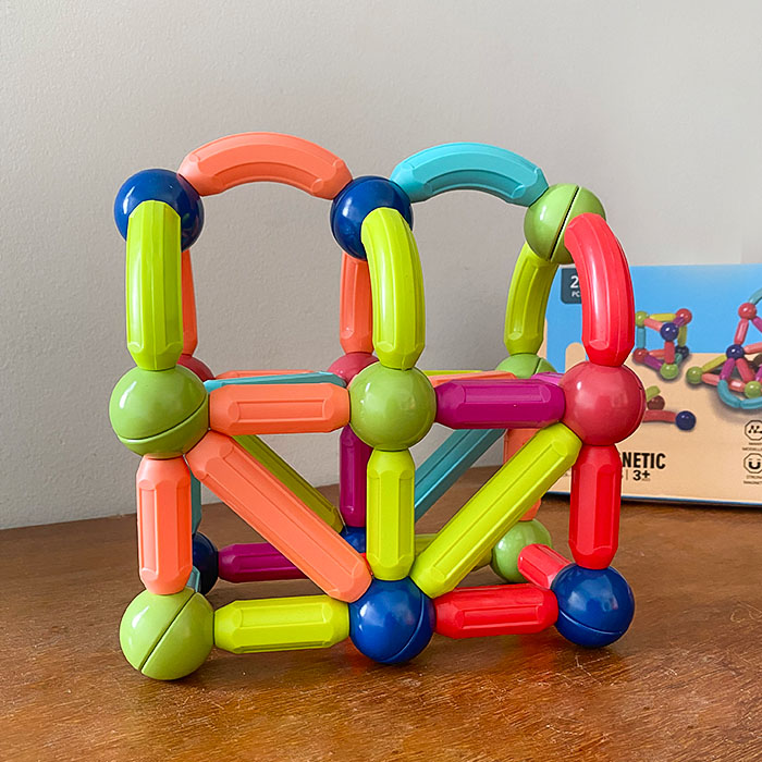 Magnetic Toy - Blocos Magnéticos | BRINDE EXCLUSIVO 🔥