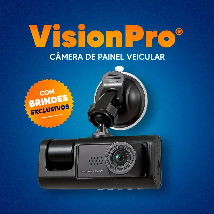 Vision Pro - Câmera veicular Full HD | LANÇAMENTO + BRINDES 🎁