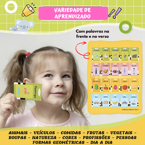 Flash English - Cartões Educacionais Infantis | OFERTA COM CARDS DE BRINDE ⚡