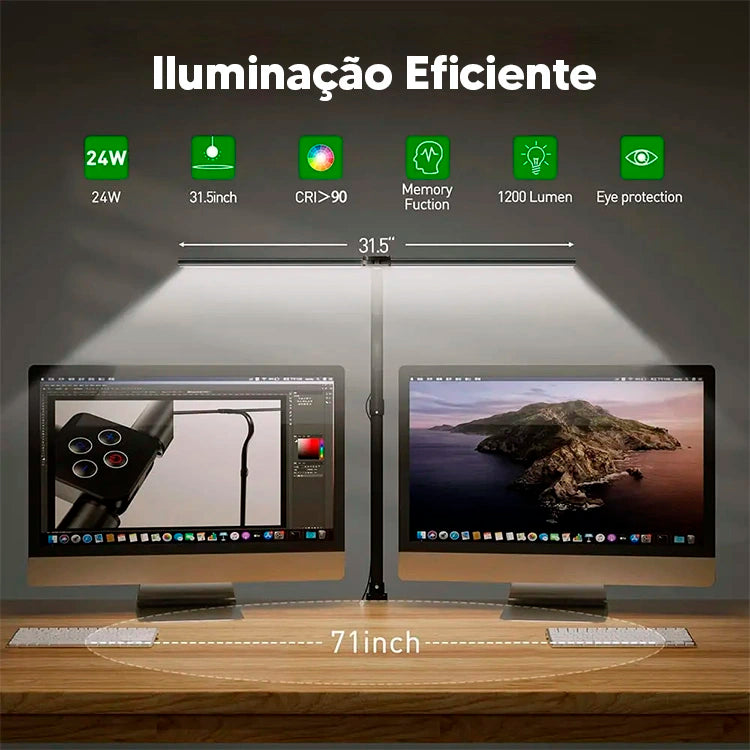 LumiMax - Barra de LED para Monitor | LANÇAMENTO 🔥