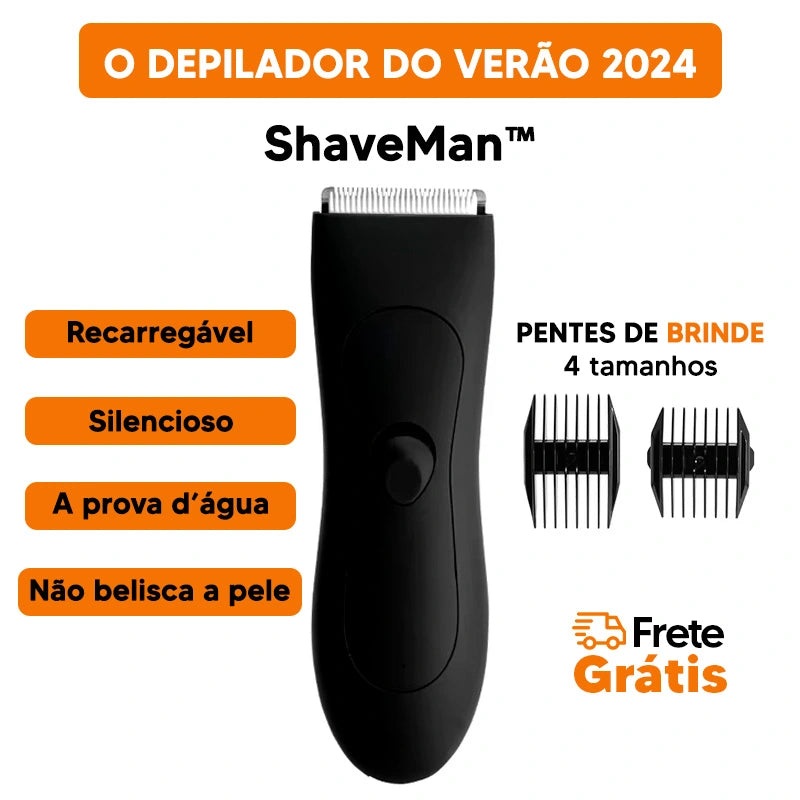 ShaveMan™ - Barbeador Elétrico | + BRINDE