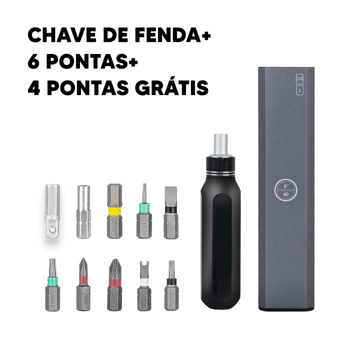 SOLUS KIT - Chave de fenda magnética | + PONTEIRAS DE BRINDE