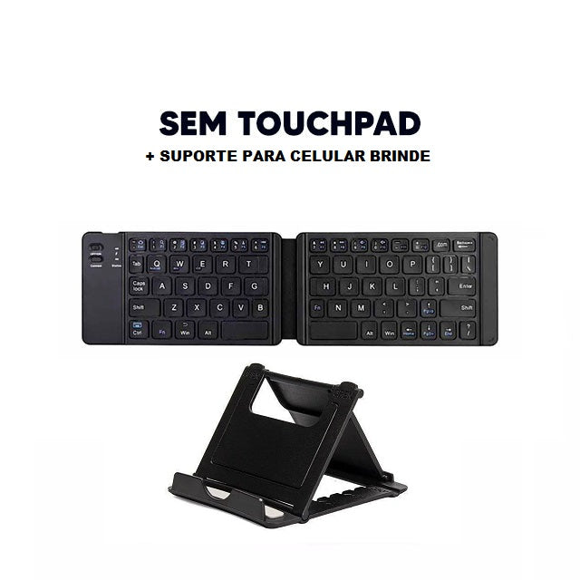 Type Flow - Teclado bluetooth dobrável + BRINDE EXCLUSIVO ⚡