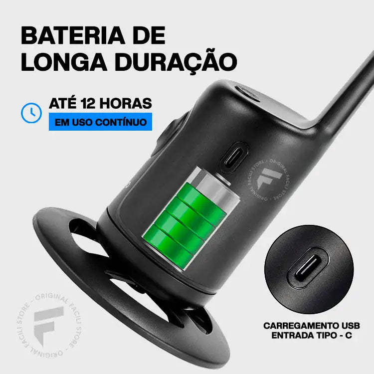 FaceTrack Pro - Estabilizador Inteligente | + LUZES DE BRINDE  🔥