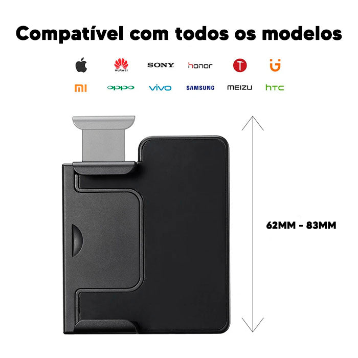 CapGrip - Estabilizador e suporte para celular | TRIPÉ INCLUSO